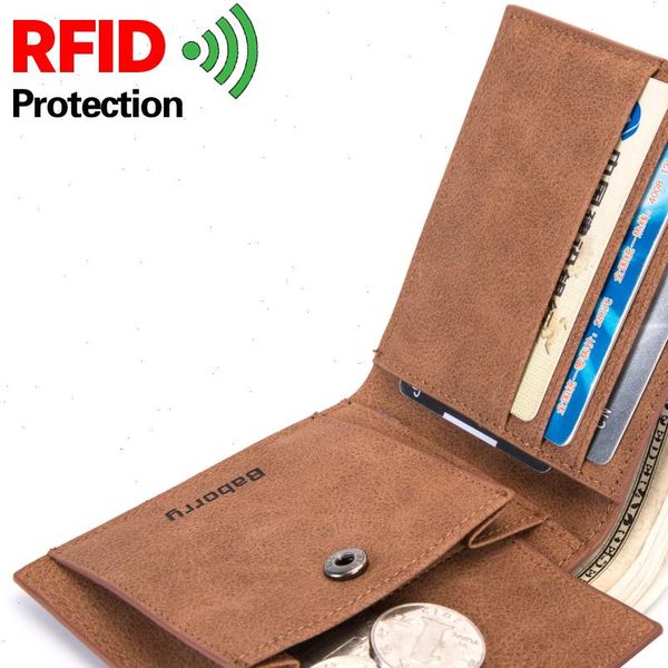 

fashion rfid men wallets mens wallet with coin bag zipper small mini purses dollar slim money, Red;black