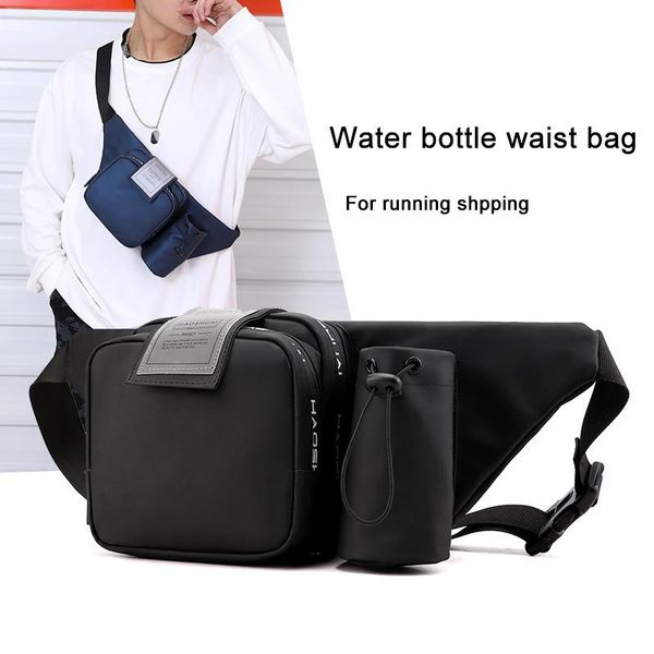 

running waterproof fanny pack for women water bottle leisure fitness waist bag anti-theft mobile phone chest belt bags