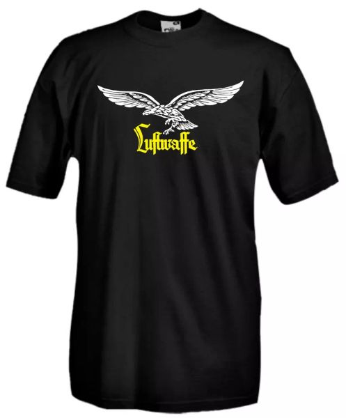 

grid luftwaffe a26 airline military world war ii cotton t-shirt, White;black