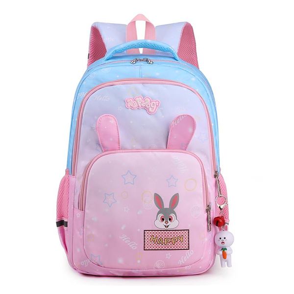 

school bags children's bag backpack large capacity reflect light for teenage girls ears kids 2021 gradient nylon cute