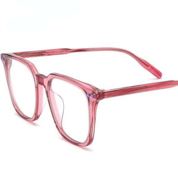 

fashion sunglasses frames large frame square women's customized myopia spectacle european american street shooting glasses, Black