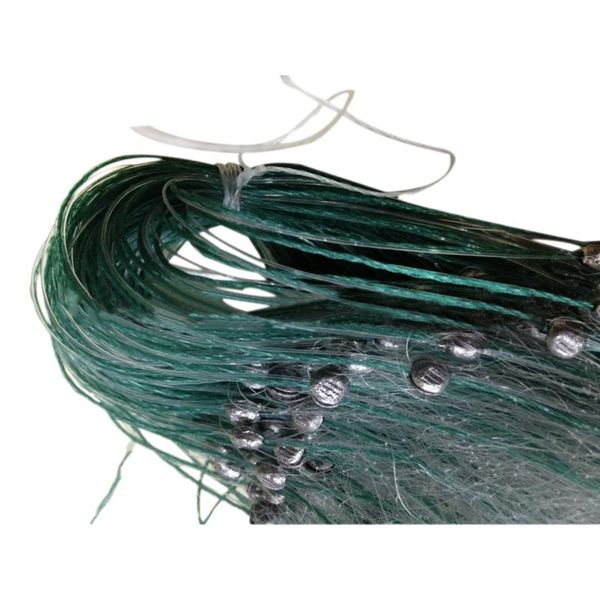

fishing accessories sews-fishing net monofilament gill fish with float 3 layers 35m
