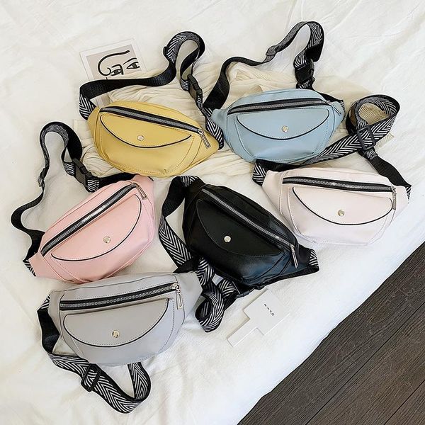 

waist bags small bag women fashion ins 2021 korean pu chest