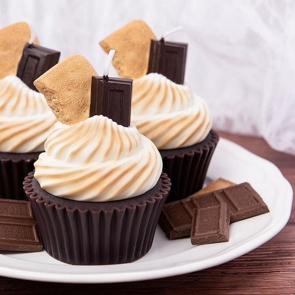 

candles 1 pc candle cupcake shape birthday scented for party wedding home decoration vanilla flavor
