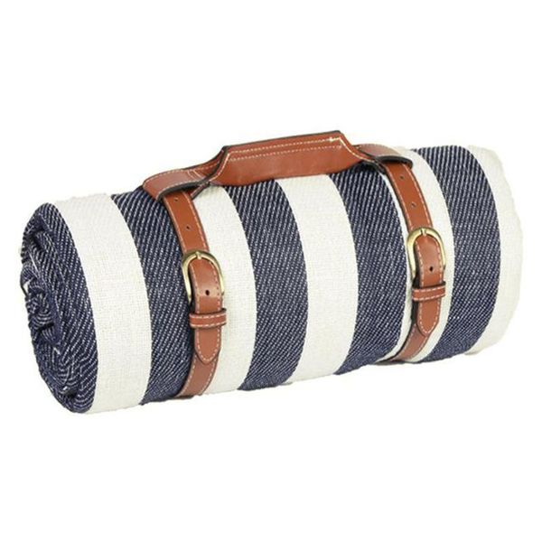 

blankets outdoor picnic blanket foldable portable sand-proof multi-purpose soft beach mat with carry strap waterproof wear-resistant
