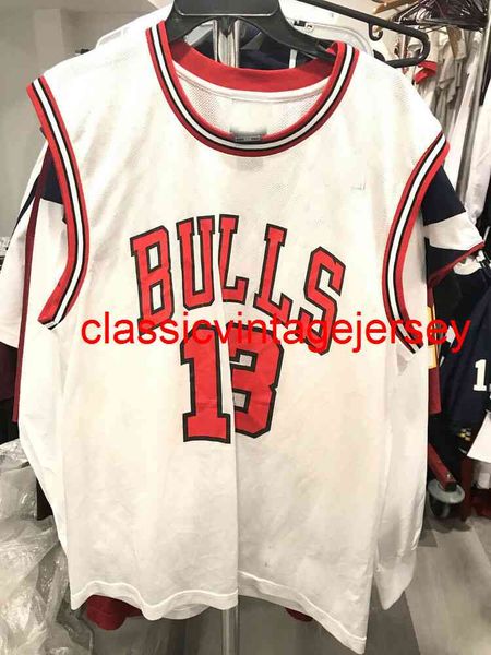 

vintage joakim noah white basketball jersey embroidery custom any name number xs-5xl 6xl, Black