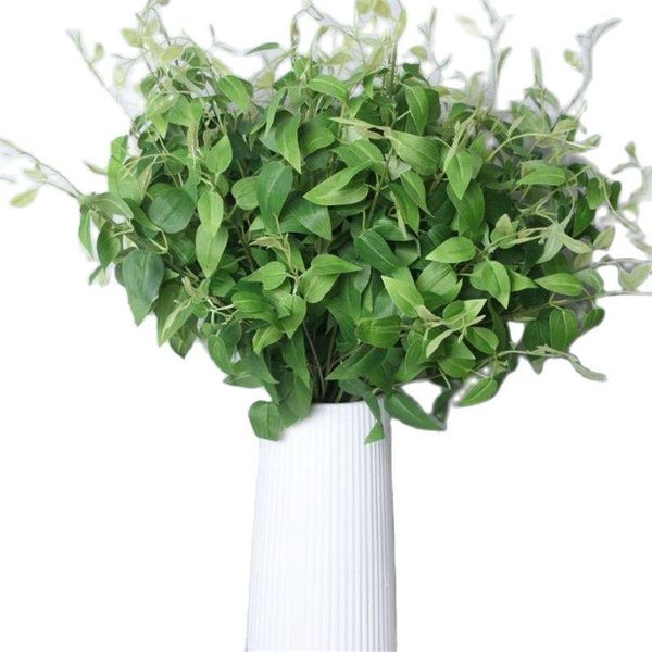 

decorative flowers & wreaths onefake single stem clematis leaves (3 stems/piece) simulation greenery for wedding bridal bouquet accessories