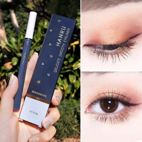 

han ru women's waterproof eyeliner, no smudging, very fine liquid eyeliner pen for beginners beauty eye liner eyeliner1