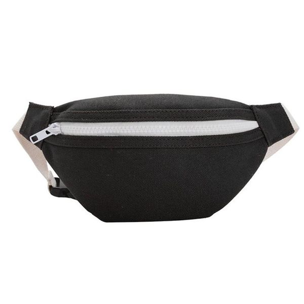 

fashion banana children's mini waist bag canvas kids red fanny pack boys girls phone wallet chest baby belt packs storage bags