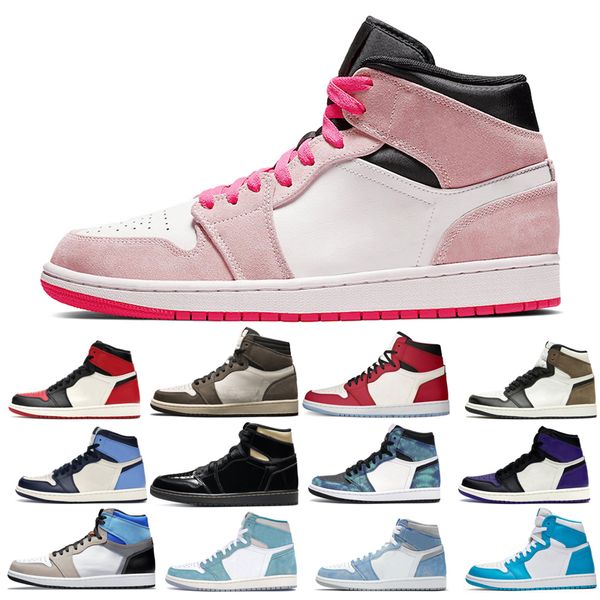 

2022 1s man's basketball shoes man turbo green royal dark mocha tie dye purple bred toe cactus jack chicago shadow 3 twist good