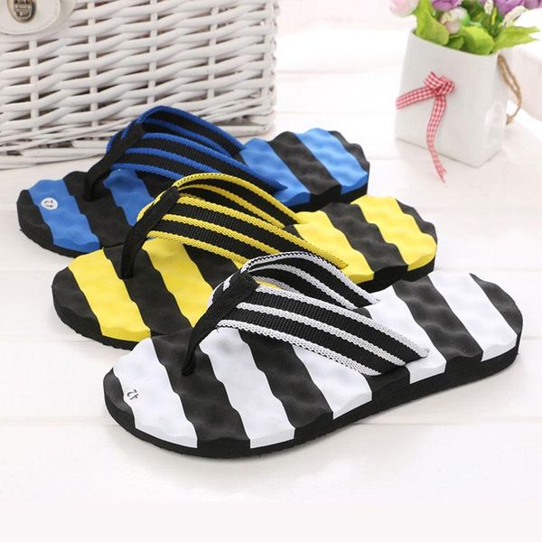 

slippers arrival shoe men open toe flip-flops slides summer men's sandals flip flops non-slip sole man shoes, Black