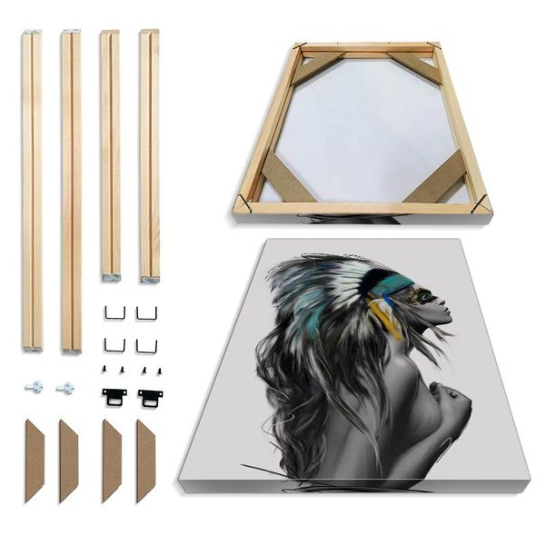 

frames simplicity painting frame wooden picture framed upper diy solid wood wall pine composite decoration gift 50 70 80