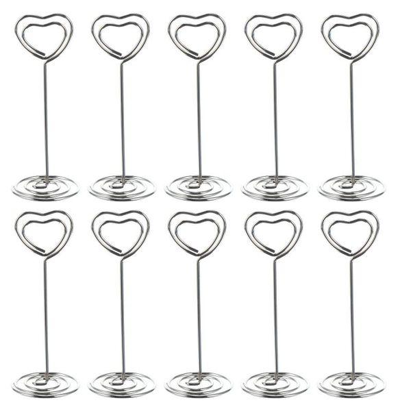 

greeting cards 20pcs tableholder heart shape po clips memo note clamp for home