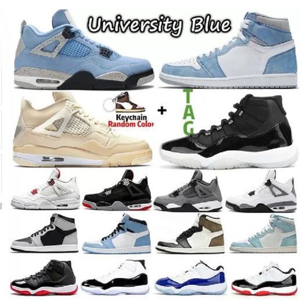 

2022 jumpman basketball shoes 4 4s shimmer white oreo university blue 1 1s mens sneakers high og pollen womens trainers 11 11s low legend sp