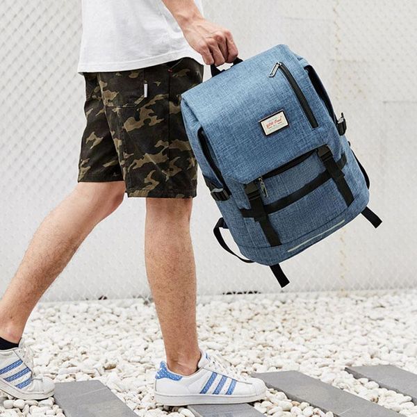 

backpack men's fashion shoulder bag korean student computer travel for business ol stachels multi-function bags