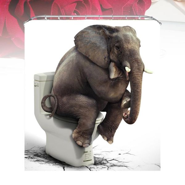 

shower curtains 150x180cm printed curtain mouldproof bath waterproof bathroom supplies for home