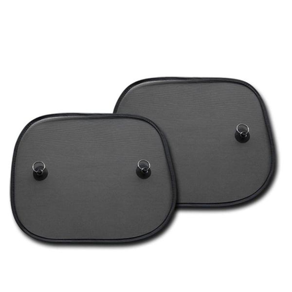

car sunshade black mesh nylon automobile sun block side shield super suction cup uv protect