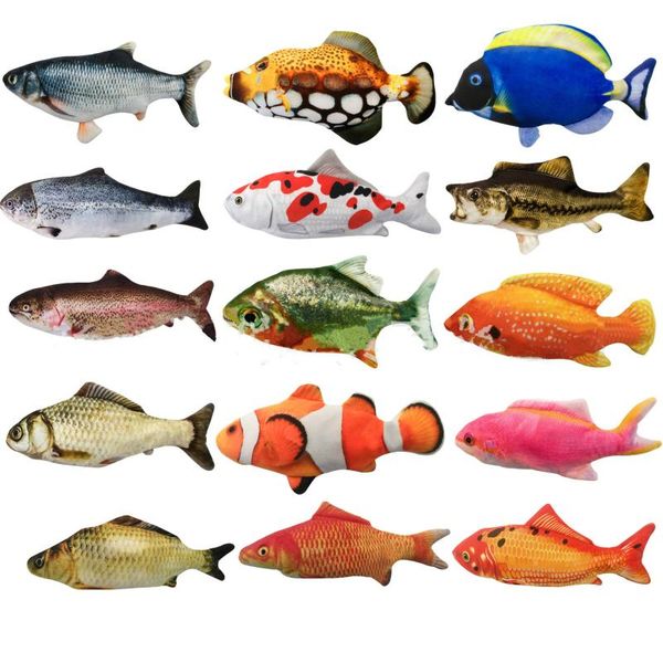 

cat toys 2021 fish usb floppy toy for cats interactive electric charging simulation dancing jumping moving