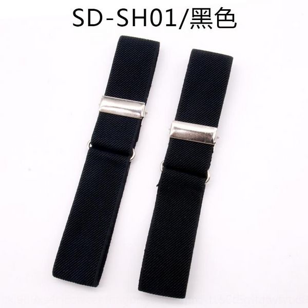 

PZ43 women's suspenders bracelet ring shirt men's bracelet 2.5cm shirt sleeve ring armband elastic arm band sleeve hoop, Black;white