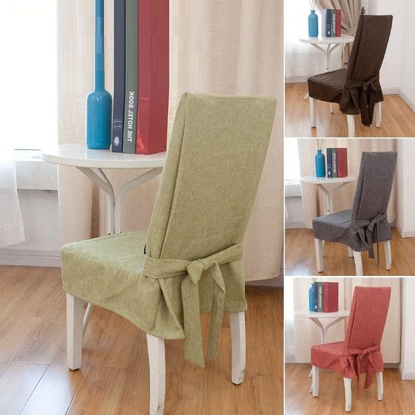 

chair covers customized simple household siamese thick cotton linen cover