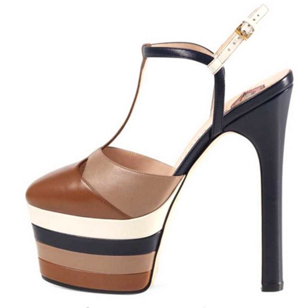 

dress shoes coolcept 16 colors size 33-42 rivets women summer woman's high heels sandals platform party wedding footwear hcxt, Black