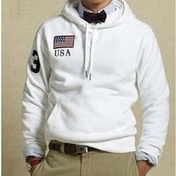 

men's hoodies & sweatshirts autumn winte 3# plus thick velvet men big horse hooded sportswear fashion sweatercoat casual s, Black
