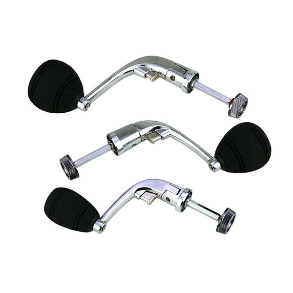

baitcasting reels 1pcs spinning fishing reel handle full metal folding rocker arm eva handshake for 1000-7000 wheel tackle accessories