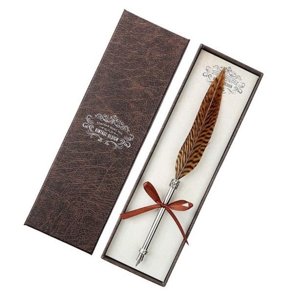 

fountain pens 39xd retro quill dip feather pen calligraphy supplies writing tool