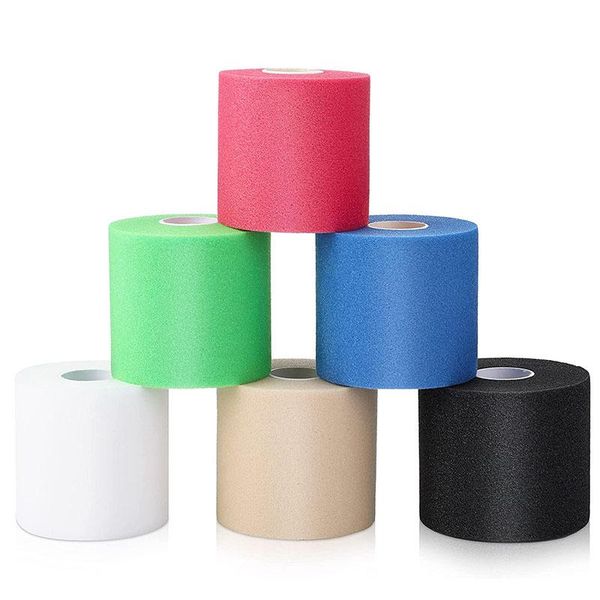 

outdoor gadgets 2.76inx30yd foam underwrap tape sports pre-wrap athletic elastic for ankles wrists hands & knees kinesiology