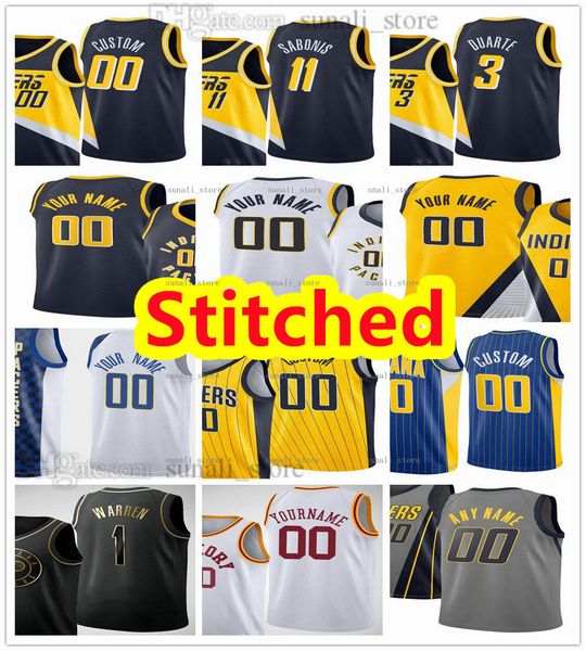 

stitched basketball jerseys domantas 11 sabonis caris 22 levert malcolm 7 brogdon myles 33 turner chris 3 duarte goga 88 bitadze t.j. 9 mcco, Black;red