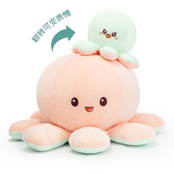 

two sided dolls double-sided face angry ocs flip small ocs plush doll