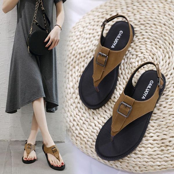 

sandals fashion women waterproo sli on round female slippers casual comfortable outdoor sunmmer plus size shoes, Black