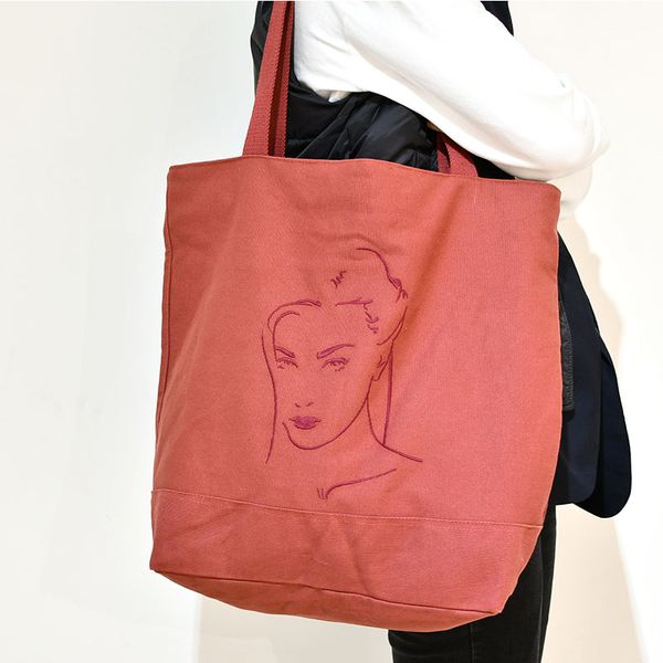 

printed canvas bag custom color printing shopping cotton bag creative advertising tote bag student, Black;red