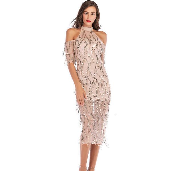 

luxury evening party drs women's off shoulder nightclub sequin summer, Black