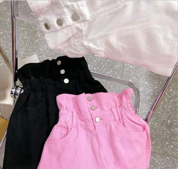 

wholesale girls denim shorts summer fashion 4-10t b91, Black