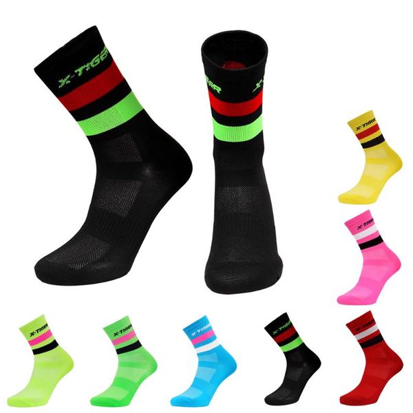 

professional cycling socks men women breathable bicycle sports racing bike compression wear sportwear accessories, Black