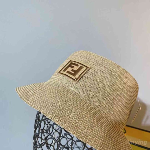 

summer fine woven breathable bucket with cloth hat, Black;white