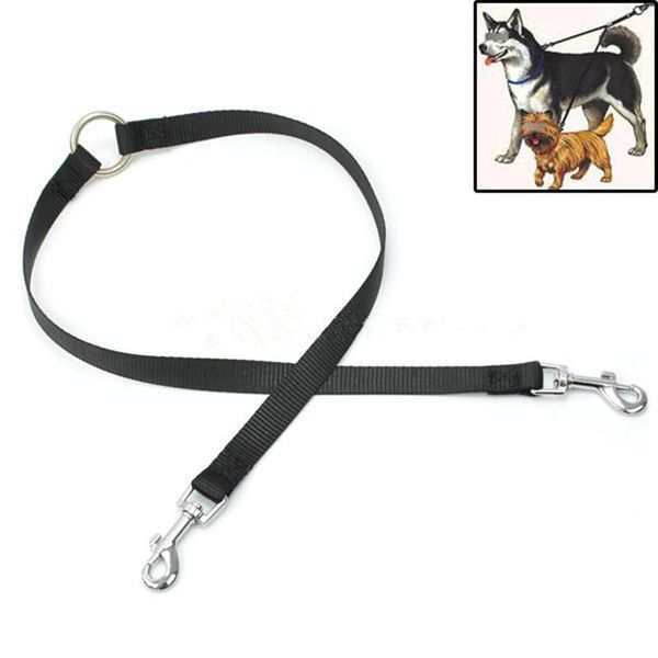 

dog collars & leashes two pets puppy strong double dual coupler 2 way nylon leash walking leads collar neck strap necklace