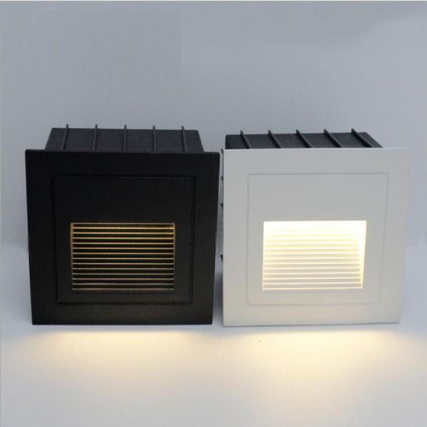 

wall lamp 3w 4w 5w led lamps stair step recessed buried inground light corner footlight dc12v ac85-265v indoor outdoor