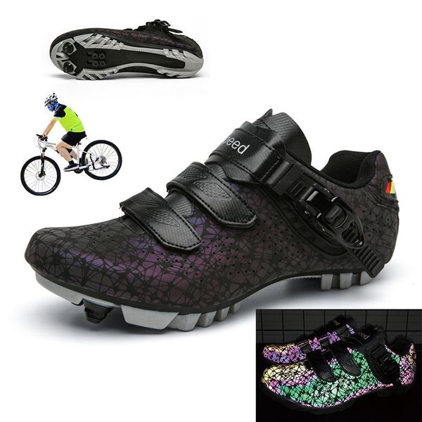 

cycling footwear mtb sneaker men outdoor sports sapatilha ciclismo self-locking nonslip mountain bike shoes racing women bicycle shoe, Black