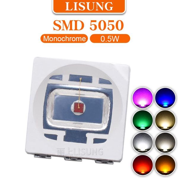 

light beads high power 1000pcs/bag 0.5w smd led emitting diode chip red green blue yellow orange lamp