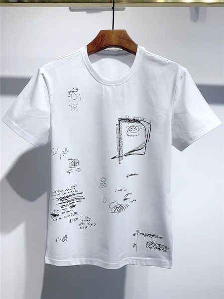 

2021 icon designers mens womens t shirt summer maple leaf tees dt862 fashion off essentials white ds letters t-shirts hip-hop clothing, White;black