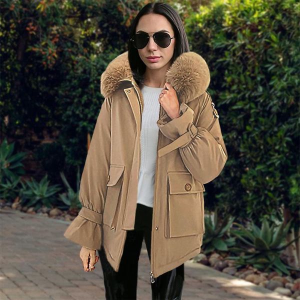 

women's jackets 2021 winter pike suit jacket villi liner coat solid color, Black;brown