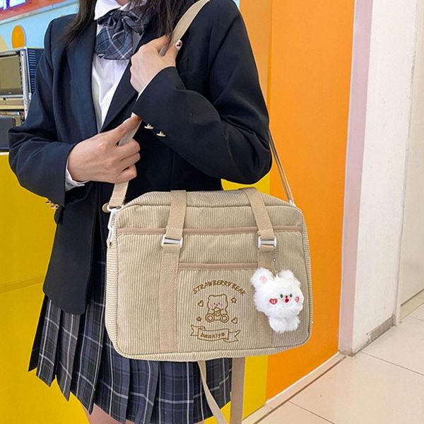 

evening bags fashion women corduroy shoulder bag tote purse handle satchel crossbody messenger handbag