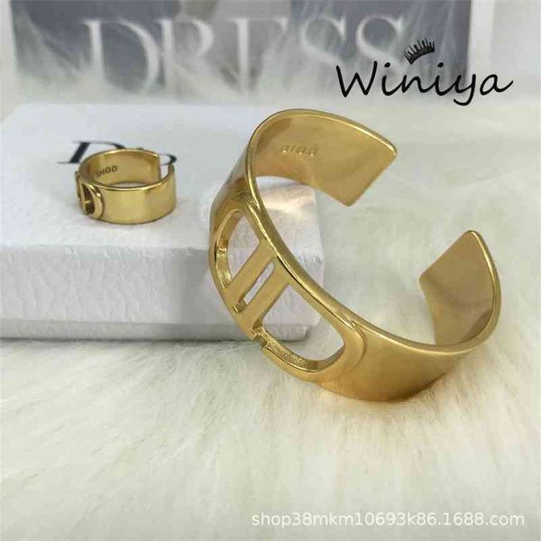 

special offer 75% off outlet online family's new brass open bracelet, Black