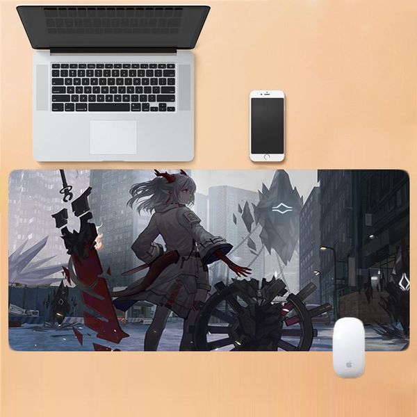 

mouse pads & wrist rests desk-mat arknights pad gamer large office mini pc keyboard anime desk speed tablet mat kawaii gaming accessories mo