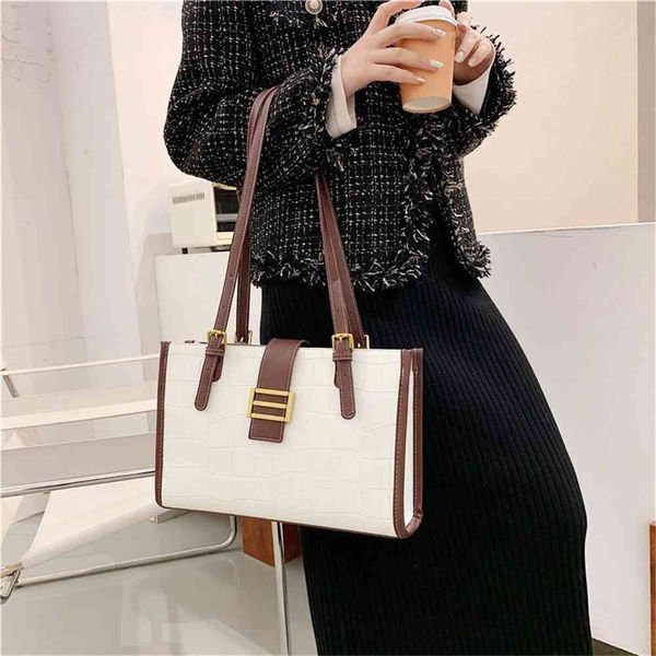 

new stone pattern fashionable and simple women's one shoulder backpack popular bag purse black friday, Black;red