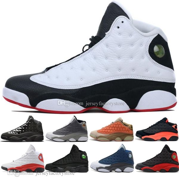 

in stock 13 13s cap and gown terracotta blush mens basketball shoes chicago black infrared flints bred men sports sneakers women trainers