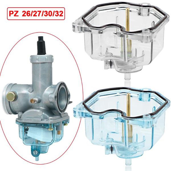 

motorcycle pz carburetor bottom float bowl comp chamber transparent oil cup for keihin pz26 pz27 pz30 pz32 carb fuel system