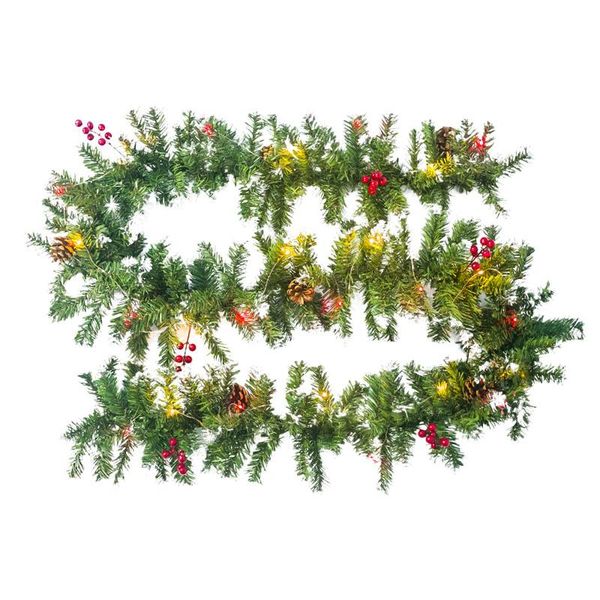 

decorative flowers & wreaths simulation christmas rattan pvc mall door and window decoration dorable